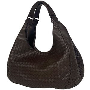 Bottega Veneta Shoulder Bag Campana Handbag Leather Brown
